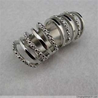 Hot sell Knuckle Silver Armour Cage Hinged Double Bendable Punk Rock 