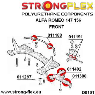 Alfa Romeo Set of Front and Rear Suspension KIT NORMAL  