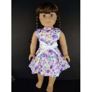  A Purple and White Floral Summer Dress Designed for 18 