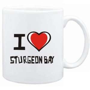  Mug White I love Sturgeon Bay  Usa Cities Sports 