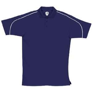   Performance Piped Polo Shirts NAVY/WHITE A2XL
