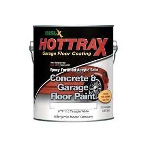   Latex Satin Concrete & Garage Floor Paint, Tintable White (Pack of 2