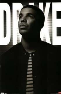  Drake Rapper Black and White Music Poster Print   22x34 
