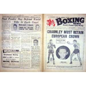 BOXING 1961 CHARNLEY NOLLET BROWN McCORMACK CHARNLEY 