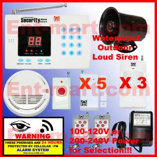 99ZONE AUTODIAL Wireless Home Security UPS Power Alarm System Tracking 