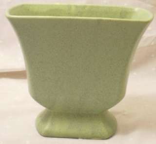 Vintage Matte Green Floraline USA 453 Pottery Planter Vase  
