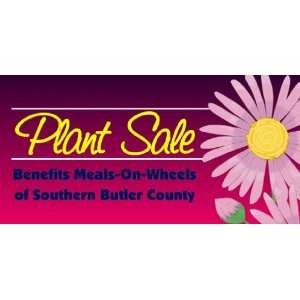  3x6 Vinyl Banner   Plant Sale for Meals On Wheels 