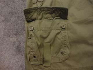 CREW Cargo Fatigue Green Knee Lenght Cotton Skirt sz 4  