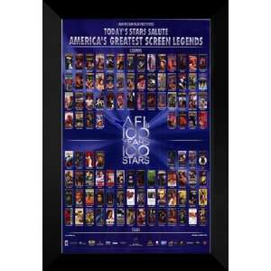  AFI   100 Years of Stars 27x40 FRAMED Movie Poster   A 