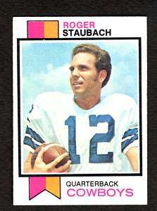 Roger Staubach Dallas Cowboys 1973 Topps Card #475  