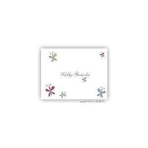  Scattered Butterflies Whimsical Custom Folded Notes 