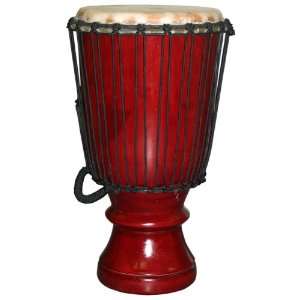  Bougarabou African Djembe Drum 12 Head x 24 Tall, Cherry 
