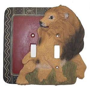  Lightswitch African Safari Decor Lion Switch Plate Cover 