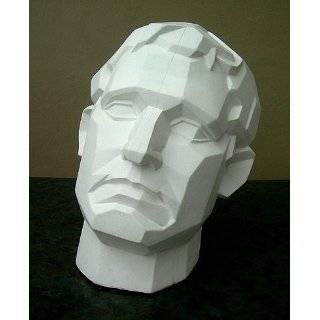 plaster casting angular male face by masters 1 buy new $ 69 95 in 