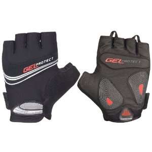  Chiba Mens Gel Protect Gloves   1 Pair, Large, Black 