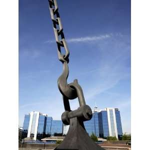 Sky Hook Sculpture, Trafford Park, Manchester, England, United Kingdom 