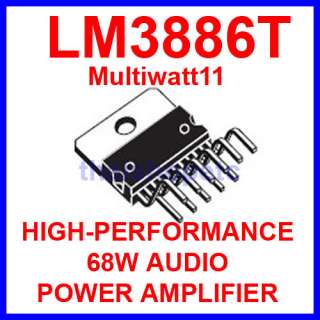 LM3886T LM3886 Audio Power Amplifier 68W HiFi  