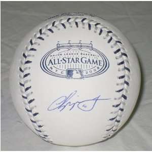  Chipper Jones Autographed Baseball   2008 All Star Sports 