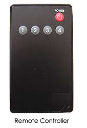 Remote Controller for 4x1 HD/SD Video/Audio Switch