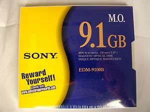 Sony MO Media EDM 9100B 9.1GB RW *NEW*  
