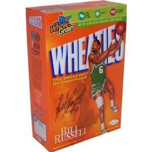   Bill Russell Autographed / Signed Wheaties Cereal Box 