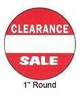 Roll of 500 Clearance Sale Labels Stickers Retail Store FLEA MARKET 