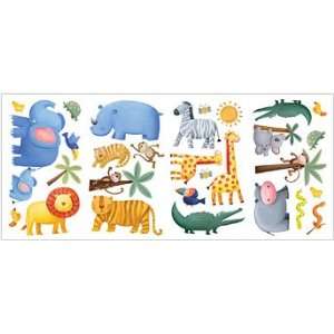  Jungle Adventure Peel & Stick Wall Decals Toys & Games