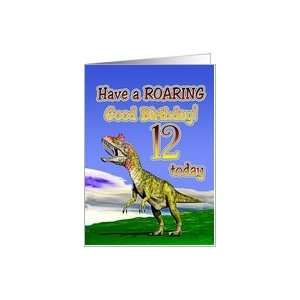  Dinosaur roaring card for a 12 year old Card Toys & Games