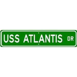  USS ATLANTIS AGOR 25 Street Sign   Navy Gift Ship Sailo 