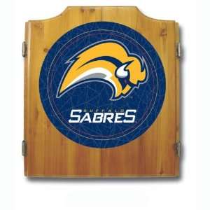  NHL Buffalo Sabers Dart Cabinet includes Darts and Board 