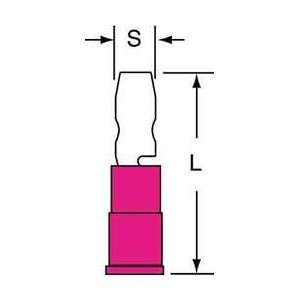  Male Bullet Disconnect,red,pk1000   3M 