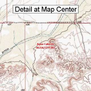  USGS Topographic Quadrangle Map   Agua Caliente, Arizona 