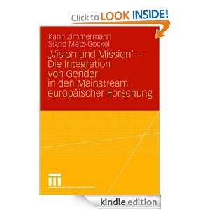   von Gender in den Mainstream europäischer Forschung (German Edition
