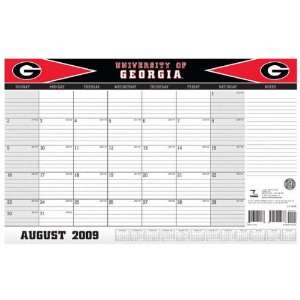 Georgia Bulldogs 11x17 Academic Desk Calendar (August 2009  July 2010 