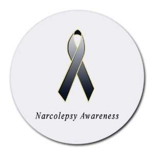  Narcolepsy Awareness Ribbon Round Mouse Pad Office 