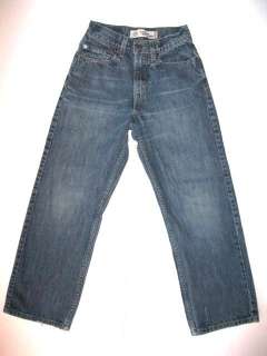 boys 569 LEVIS jeans LOOSE STRAIGHT leg 12 SLIM 24 X 26  