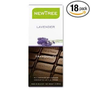 NEWTREE Tranquility Milk Chocolate, Lavender (3 Piece), 0.95 Ounce 