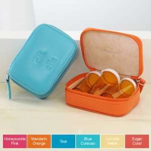  Exclusive Gifts and Favors Blue Curacao Leather Pill Box 