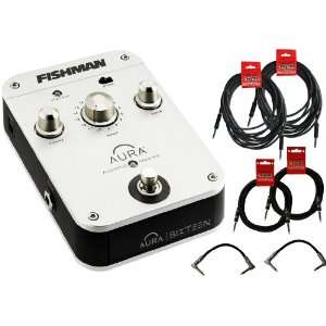 Fishman PRO AIP P16 Aura Sixteen Acoustic Imaging Pedal with 6 Free 