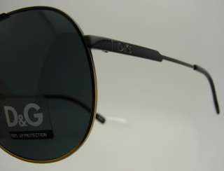 Authentic D&G Dolce&Gabbana Aviator Sunglasses 6076 NEW  