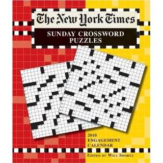 The New York Times Sunday Crossword Puzzles Engagement Calendar by 
