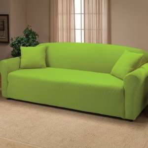 Stretch Jersey Sofa Slipcover in Lime