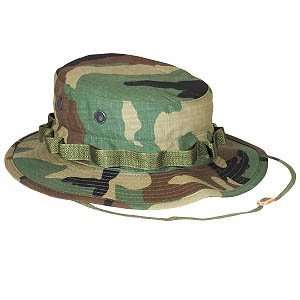  Military Boonie Hat (Woodland) (Large Size)   paintball 