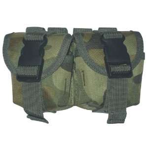  Woodland Camouflage MOLLE Airsoft Hand Grenade Pouch 