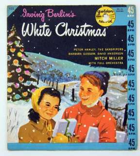 Golden Record Night Before Christmas & White Christmas  