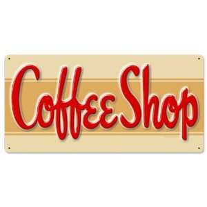  Coffee Shop Food and Drink Metal Sign   Garage Art Signs 