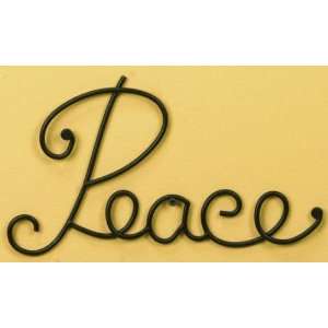   Words / Sculpture / Art / Quotes   Peace (Wall Mount)