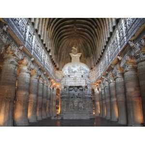 Cave 26, Chaitya, Unesco World Heritage Site, Ajanta, Maharashtra 