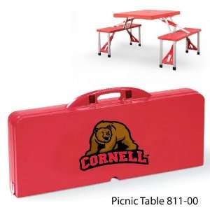 Cornell University Digital Print Picnic Table Portable table with 4 