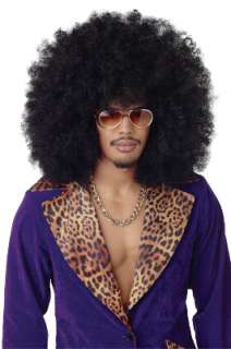 Pimp Big Daddy Jumbo Afro Halloween Costume Wig Black  
